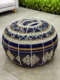 moroccan pouf - Navy Nights