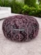 moroccan pouf - Pomegranate Pizzazz
