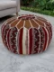 moroccan pouf - Red Velvet Rapture