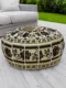 moroccan pouf - Winter Wonderland