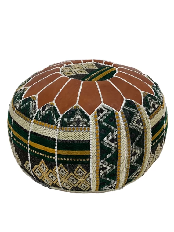 moroccan pouf - Green Oasis