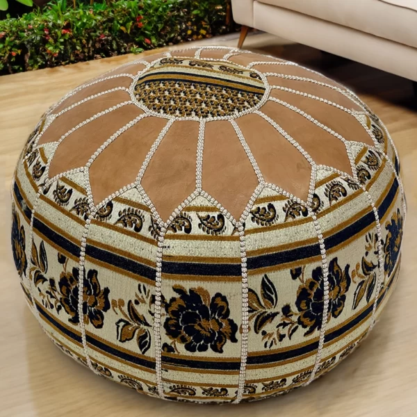 Moroccan Rabat Resting pouf