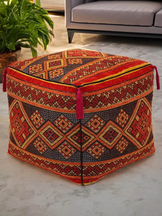 moroccan pouf - Spice Square