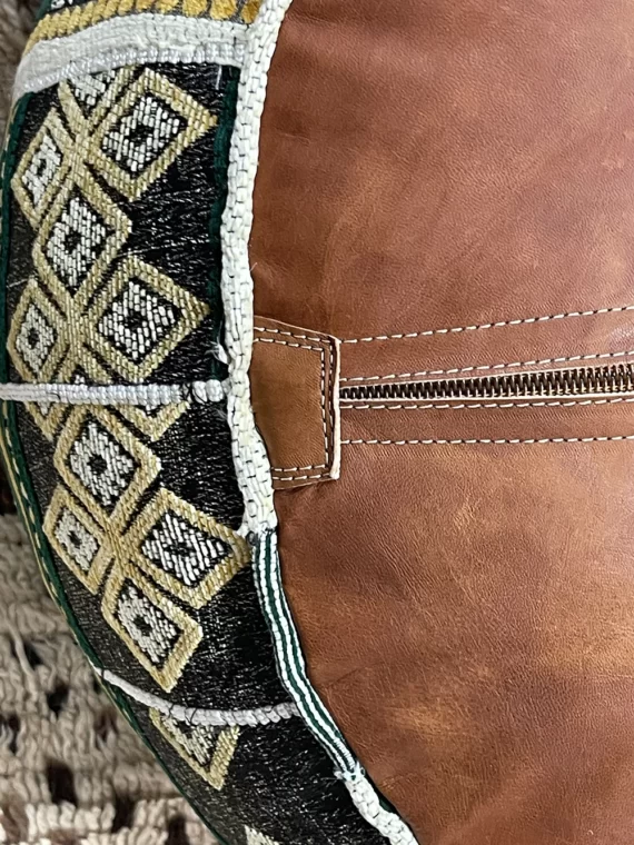 moroccan pouf - Green Oasis